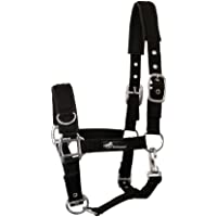 JF de hípica – Serreta – Cabestro con – Serreta Pro para COB (Pura Sangre)- Negro- COB (Pura Sangre)- aha de 08 – 04…